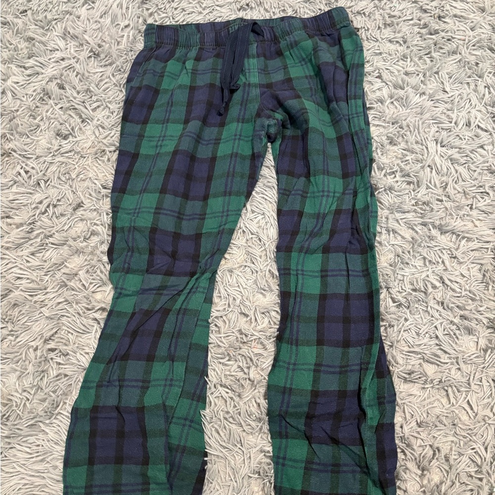 Old Navy Green and Blue Plaid Women’s pajama pants